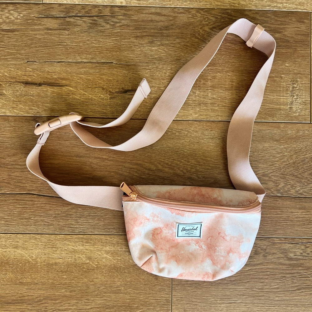 Herschel Supply Company Peach Tie-Dye Waist Bag